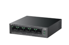 TP-LINK LS105GP 5 PORT, 4PORT GIGABIT POE + 1 PORT RJ45 UPLINK POE 65W 50 METRE POE MESAFE METAL KASA SWITCH