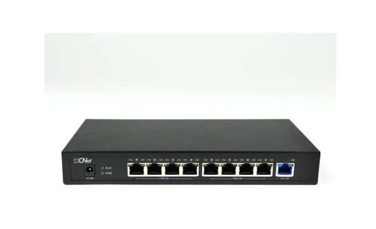 CNET CSH-800P 9 PORT 96W 10/100 8XPOE YÖNETİLMEZ SWITCH
