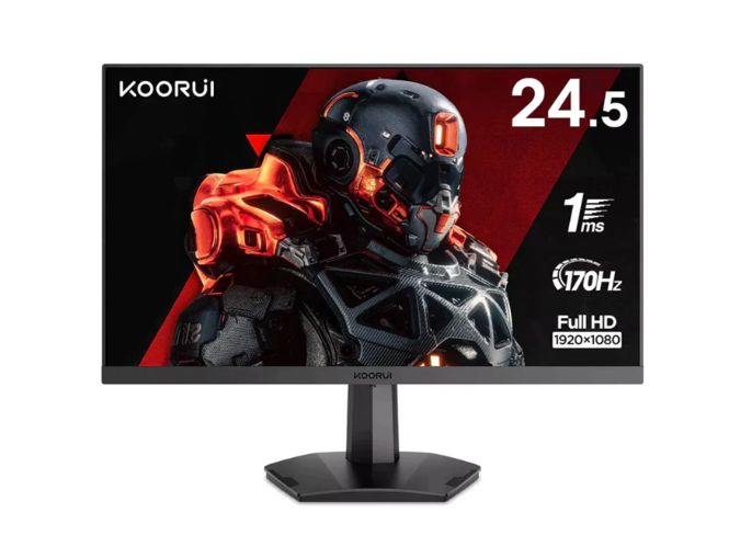 KOORUI 24.5'' 25E3A 1MS 170HZ SİYAH GAMING MONITÖR