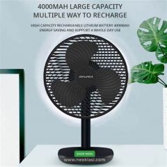 Awei F23 Mini Taşınabilir USB Şarj Edilebilir Masa Fanı