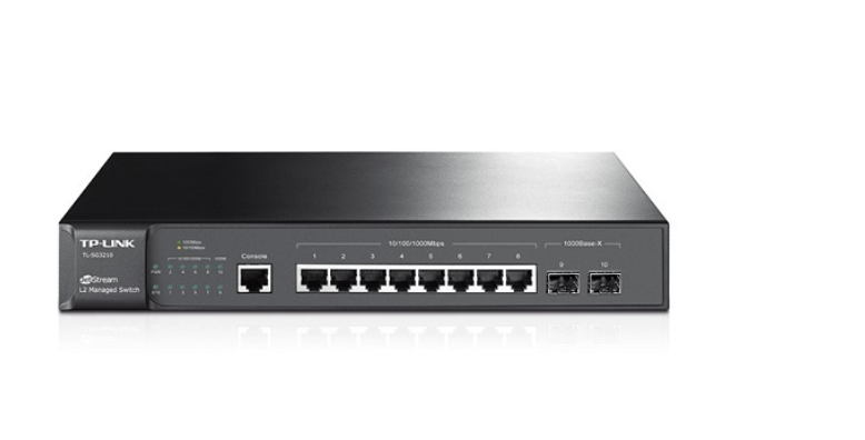 TP-LINK OMADA TL-SG3210 8PORT GIGABIT L2+ 2SFP SLOTS YÖNETİLEBİLİR RACKMOUNT SWITCH