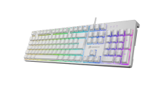 GAMEBOOSTER G24W ENIGMA RAINBOW RED SWITCH MEKANIK BEYAZ GAMING KLAVYE