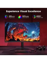 Koorui 27'' 27E6QCA 1ms 180Hz 2K Siyah Gaming Curved Monitör