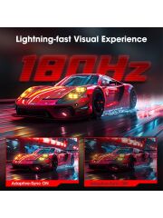 Koorui 27'' 27E6QCA 1ms 180Hz 2K Siyah Gaming Curved Monitör