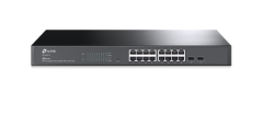 TP-LINK TL-SG2218 16 PORT GIGABIT+2 SFP YONETILEBILIR RACMOUNT JETSTREAM SWITCH