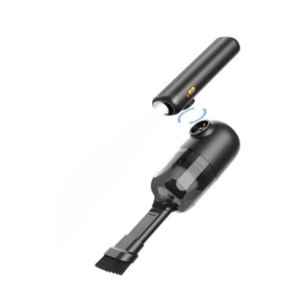 Wiwu 5in1 Oto Araç Lastik Şişirme Pompası Araç Süpürge, Vakum, Fener, Kompresör