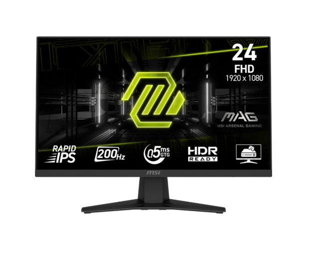 MSI MAG 23.8'' 244F RAPID 0.5MS 200HZ IPS FLAT GAMING MONİTOR
