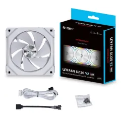 Lian Li UNI FAN Reverse SL-120 V2-1W 1x120mm Kasa Fanı, Beyaz
