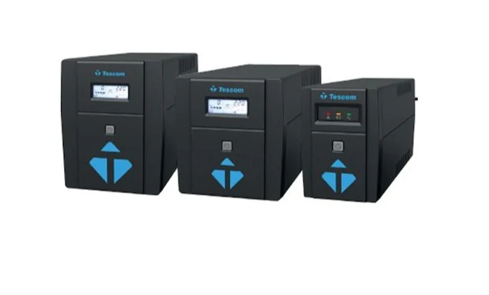 TESCOM LEOAP 2000VA 1200W 1F/1F (2X9AH) 4/8DK LCD LINE INTERAKTIF UPS