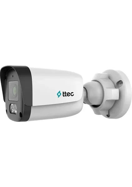 Ttec IPBM-2350M-WMS/SL 2mp 2.8mm Sabit Lens 50MT Starlight IP67 Poe H.265+ Dahili Mikrofon Bullet Ip Kamera