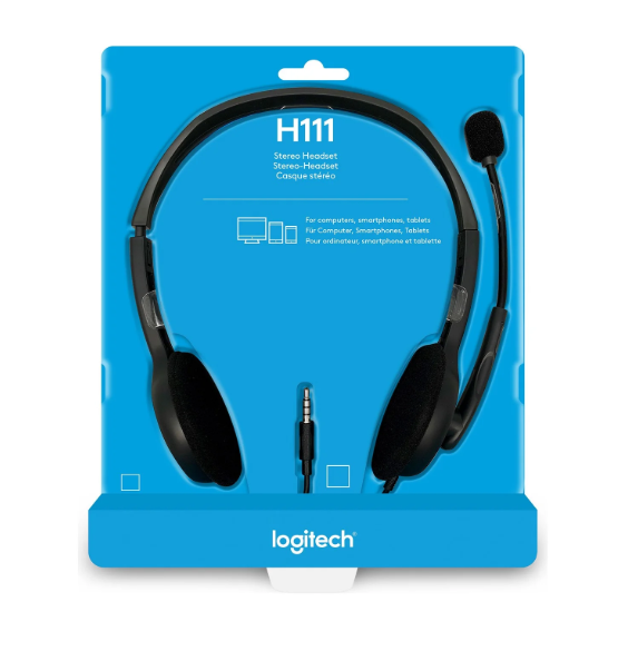 LOGITECH H111 KABLOLU STEREO MIKROFONLU KULAKLIK