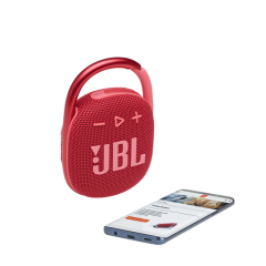 JBL Clip 4 Su Geçirmez Taşınabilir Bluetooth Hoparlör, Kırmızı