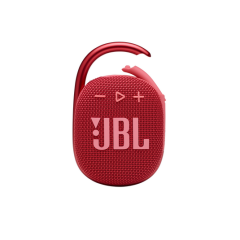 JBL Clip 4 Su Geçirmez Taşınabilir Bluetooth Hoparlör, Kırmızı