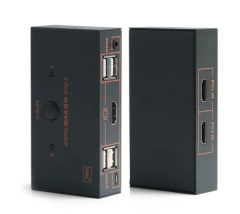 DARK 2xHDMI 4xUSB KVM SWITCH 4K 30Hz EKRAN ÇOKLAYICI