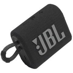 JBL Go 3 Su Geçirmez Taşınabilir Bluetooth Hoparlör, Siyah