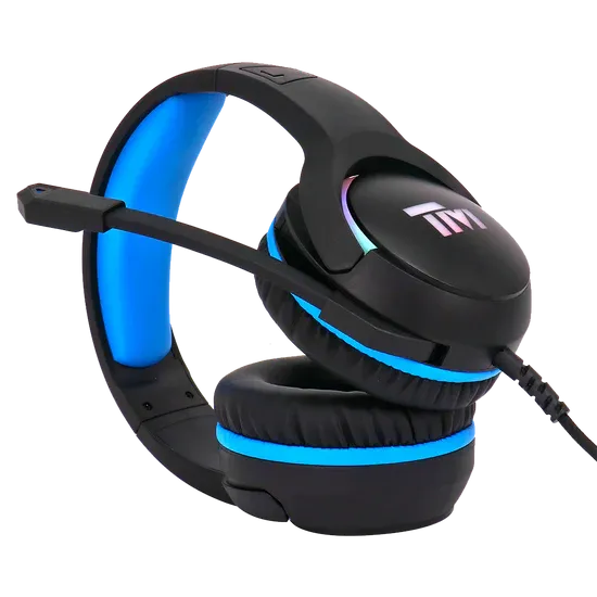 Twisted Minds TM-MD07 RGB Kablolu Oyuncu Kulaklığı, Siyah