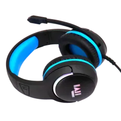 Twisted Minds TM-MD07 RGB Kablolu Oyuncu Kulaklığı, Siyah
