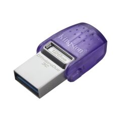 KINGSTON 128GB DATA TRAVELER USB3.2 MICRODUO 3C