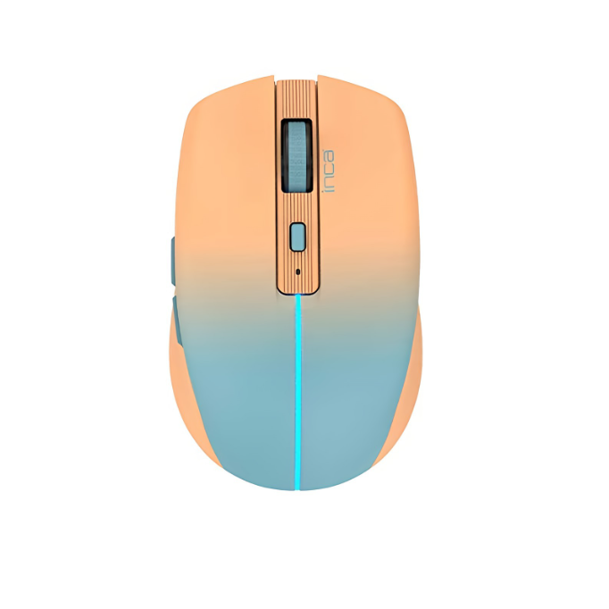INCA IWM-511RT Dual Mod Bluetoot +Wireless Rechargeable Gradient Color Silent Mouse