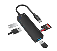 INCA ITPC-5T Ty-C HubX5 USB 3.0+ 2 USB 2.0+SD Smart Kart