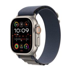 Apple Watch Ultra 2 GPS + Cellular 49mm Akıllı Saat, Mavi Titanyum