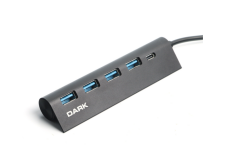 DARK DK-AC-USB346 4 PORT USB2.0/USB-C TO USB HUB SIYAH