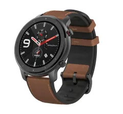 Amazfit GTR 47mm Paslanmaz Çelik Akıllı Saat, Kahverengi