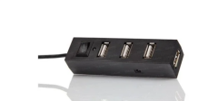 DARK 4 PORT AÇMA/KAPAMA BUTONLU USB2.0 HUB