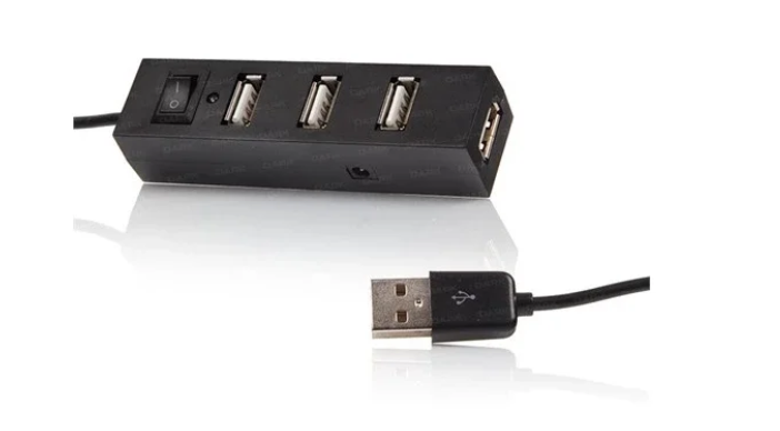 DARK 4 PORT AÇMA/KAPAMA BUTONLU USB2.0 HUB