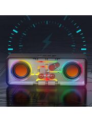 Recci Rgb LED Işıklı Bluetooth Speaker Hoparlör Recci RSK-W38 Space Station Serisi 10W