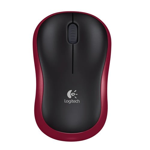 Logitech M185 Kırmızı Kablosuz Optik Mouse