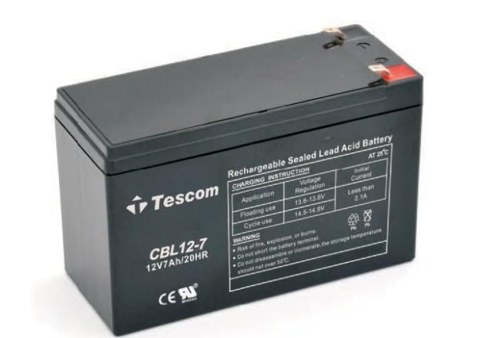 TESCOM COMBATT CBL12-7E 12V 7AH TAM BAKIMSIZ KURU AKÜ