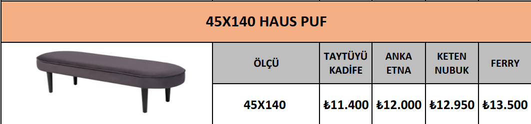 45X140 HAUS PUF