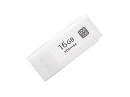 TOSHIBA 16GB HAYABUSA BEYAZ USB 2.0 FLASH BELLEK