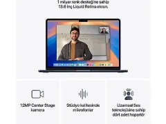Apple MacBook Air 13 M4 Gece Yarısı - 256 GB