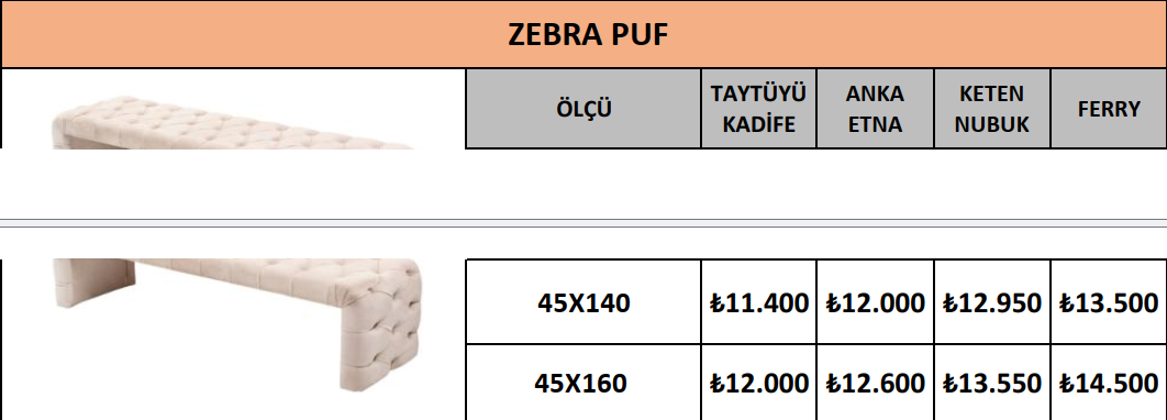 ZEBRA PUF