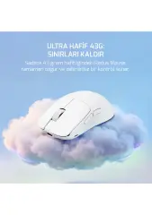 GAMEPOWER RADUS WIRELESS GAMING MOUSE WHITE