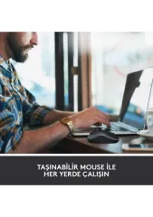 Logitech M185 Gri Kablosuz Optik Mouse