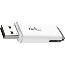 NETAC U185 64GB USB2.0 BEYAZ BELLEK