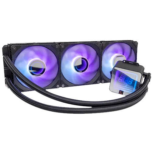 Aigo AI 360mm RGB 1700/AM5 1851 Serisi Sıvı Soğutma, Siyah