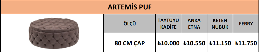 ARTEMİS PUF