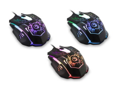 EVEREST KM-810 SİYAH Q TYPE OYUNCU 3 FARKLI AYDINLATMALI KLAVYE+MOUSE