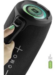 Powerway Bigbox 40W Güç Çift Bass Usb Hafıza Kartı Aux Fm Led Işıklı Bluetooth Hoparlör Hi-Fi Ses Bombası