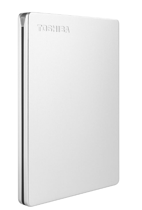 TOSHIBA CANVIO SLIM 2.5 2TB USB 3.2 SILVER EXTERNAL HDD