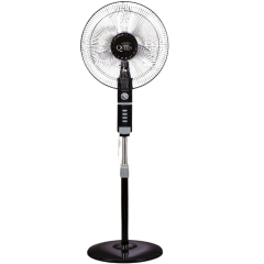 Queen 20'' 5 Kanatlı 3 Hız Kademeli Sessiz Vantilatör Siyah