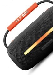 Powerway Beatbox Siyah LED Işıklı Ses Bombası USB Sd Aux Fm Radyo Bluetooh Hoparlör