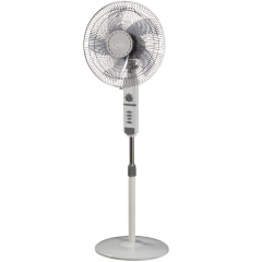 Queen 20'' 5 Kanatlı 3 Hız Kademeli Sessiz Vantilatör Beyaz