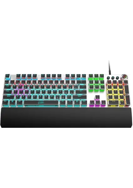 QUADRO MAG Z2000 USB KABLOLU MEKANIK GAMING RGB Q KLAVYE