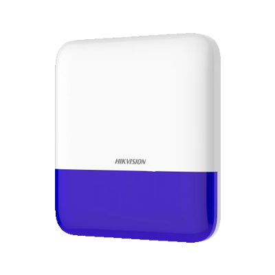 Hikvision DS-PS1-E-WE Kablosuz Harici Ortam Siren, Mavi