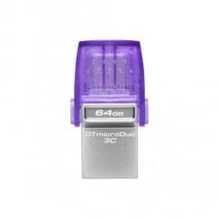 KINGSTON 256GB DATA TRAVELER USB3.2 MICRODUO 3C